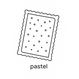 Delicioso Pastel para Colorir