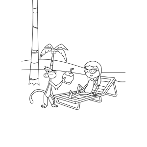 Descanso Tropical com Peixonauta