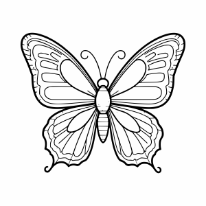 Desenho de Borboleta para Colorir