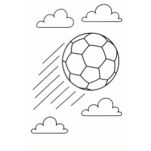 Desenho Dinâmico de Futebol nos Céus