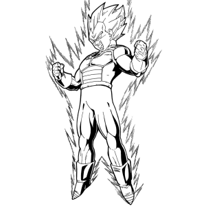 Desperte o Poder de Vegeta com Suas Cores