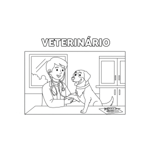 Dia Animado de um Veterinário