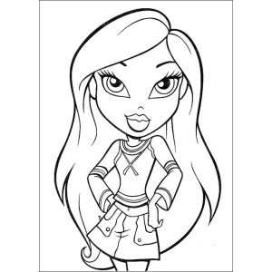 Diva Elegante das Bratz para Colorir