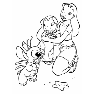 Diversão Colorida com Stitch e Ohana