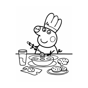 Diversão na Cozinha com George Pig