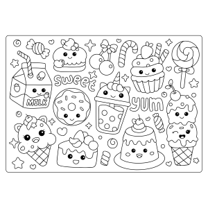 Diversão Kawaii com Doces Encantadores