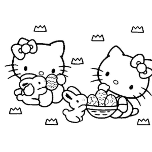 Diversão de Páscoa com Hello Kitty e Amigos