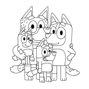 Divertida Aventura com Bluey e Família