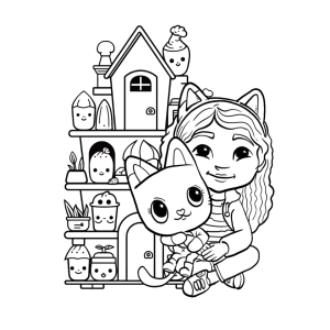 Divertida Aventura com Gabby e Companheiros Felinos