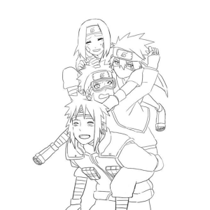 Divertida Aventura de Naruto e Amigos
