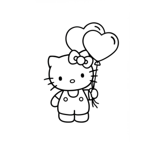 Divertida Aventura com Hello Kitty e Balões