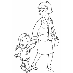 Divertida Jornada com Caillou e sua Mãe