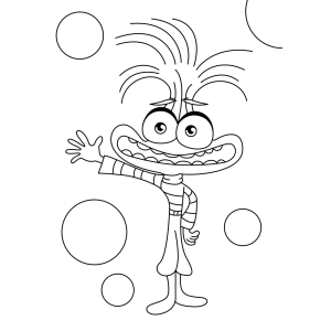Divirta-se Colorindo um Personagem Animado