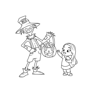 Doce Encontro de Halloween com o Espantalho