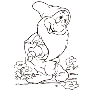 Dopey no Jardim Encantado