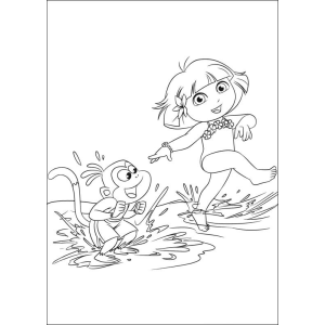 Dora e Botas: Aventura na Água