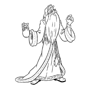 Dumbledore e sua Magia Encantada