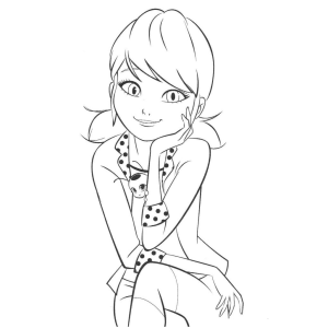 Colorindo a Elegância da Ladybug