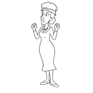 Elegância Vintage para Colorir