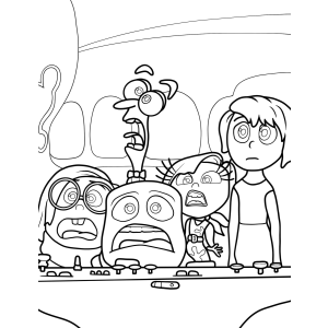 Emoções à Toda Prova: Colorindo o Quarteto de Inside Out