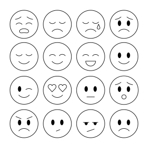Emoções em Preto e Branco: Colorindo Emojis
