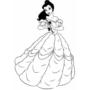 Encantadora Princesa com Roseira