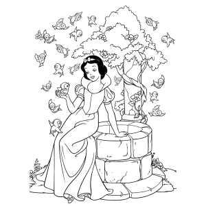Encanto de Branca de Neve no Poço dos Desejos
