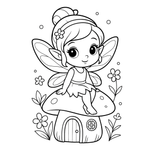 Encanto das Fadas: Colorindo o Mundo Mágico