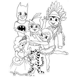 Encontro Colorido de Heróis e Aventuras