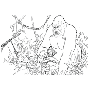 Encontro Épico na Selva com King Kong