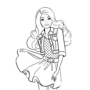 Estilo Fashion da Barbie em Preto e Branco