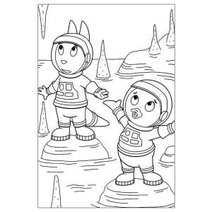 Exploradores Espaciais em Ação!