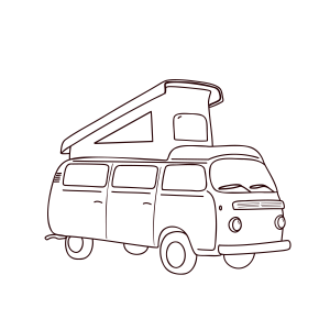 Explorando Aventuras na Kombi Clássica