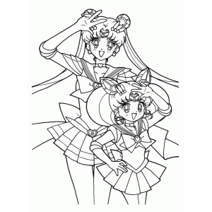 Explore a Magia com Sailor Moon e Chibi Moon
