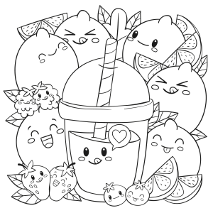 Explosão de Frutinha Kawaii