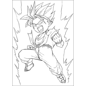 Explosão de Poder de Goten em DBZ