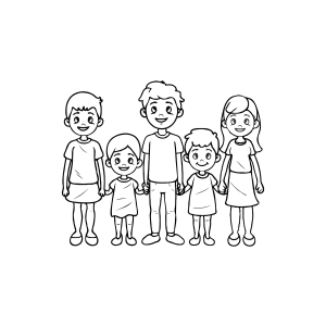 A Família Feliz em Momentos de União