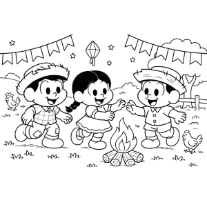 Festa Junina com a Turma