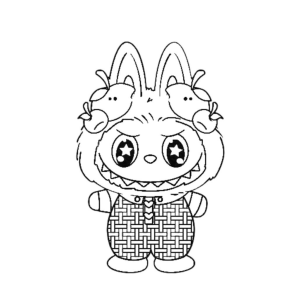 Figura Fofa para Colorir