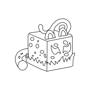 Fruta Luz brilhante de Blox Fruits para colorir