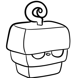 Fruta Mola (Spring) de Blox Fruits para colorir
