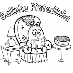 Galinha Pintadinha Relaxando