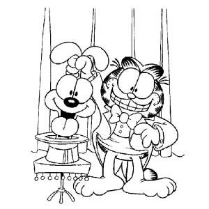Garfield, o Mágico e Odie, o Coelho Encantado