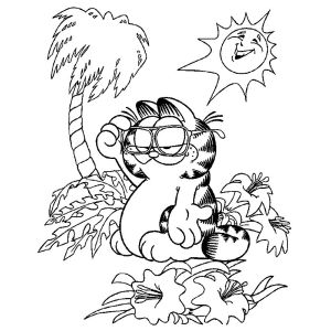 Garfield na Ilha Tropical