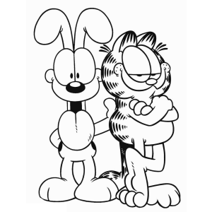 Garfield e Odie: Amigos para Colorir