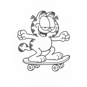 Garfield Radical no Skate