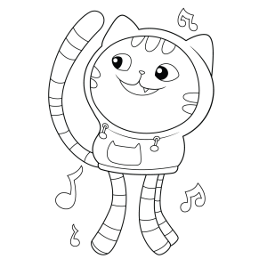 Gato Divertido Dançando