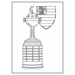 Glória Eterna do Flamengo: Libertadores para Colorir