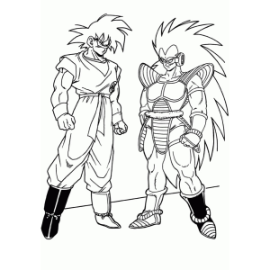 Goku e Raditz: O Confronto dos Irmãos Saiyajins