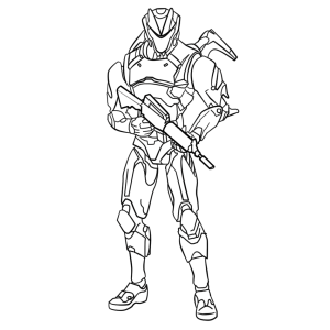 Guerreiro de Armadura em Fortnite